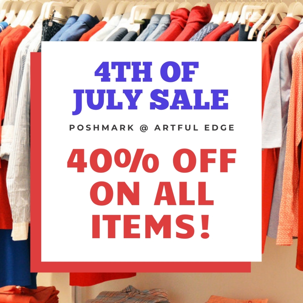 4th of July Sale: 40% off Everything!! 🇺🇲